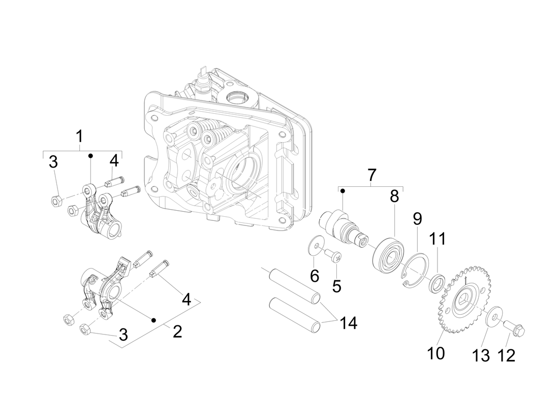 Vespa Sprint 50 4T 4V NOABS E2 2014-2017 – Nokkenas