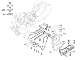 Vespa Sprint 50 4T 4V NOABS E2 2014-2017 – Oliepomp