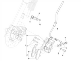 Vespa Sprint 50 4T 4V NOABS E2 2014-2017 – Remslangen Remklauwen