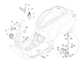 Vespa Sprint 50 4T 4V NOABS E2 2014-2017 – Spanningsregelaar Cdi Bobine