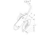 Vespa Sprint 50 4T 4V NOABS E2 2014-2017 – Uitlaat