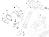 Vespa Sprint 50 4T 4V NOABS E2 2014-2017 – Voorlichten Knipperlichten
