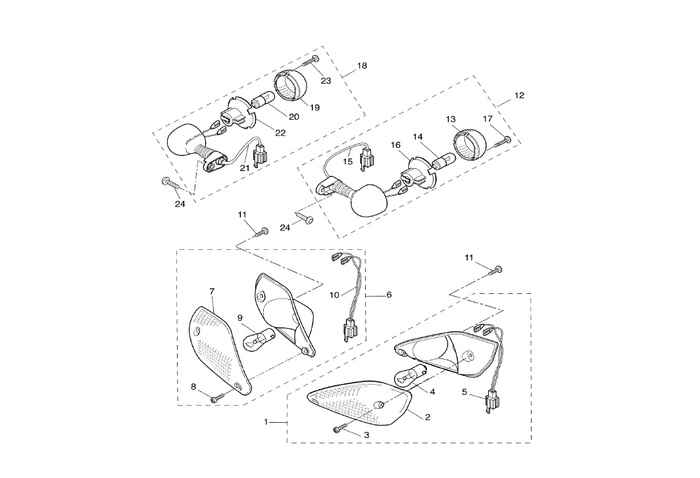 Yamaha Aerox 100 2T – Knipperlicht