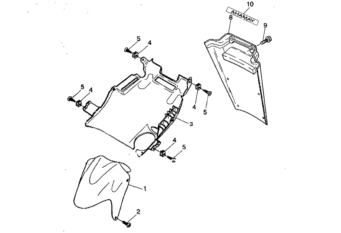 Yamaha Aerox 50 R – Spatborden
