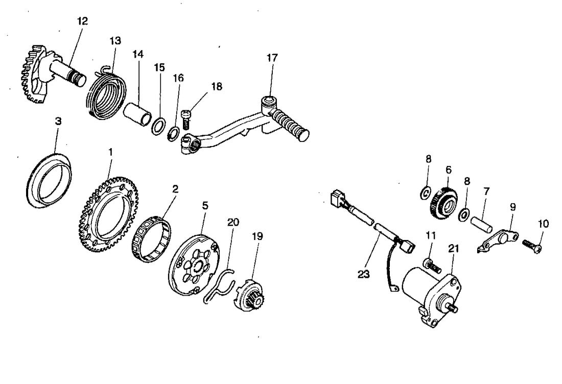 Yamaha Aerox 50 R – Startsysteem