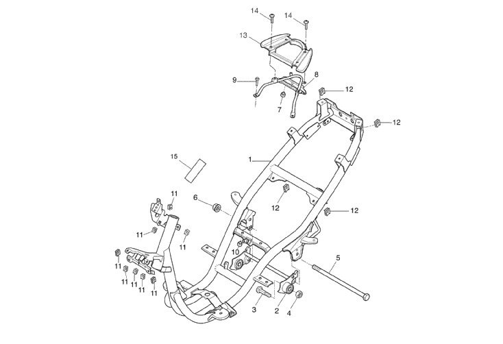 Yamaha Aerox 50 SP – Frame
