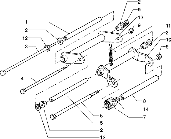 Typhoon 125 - Swingarm