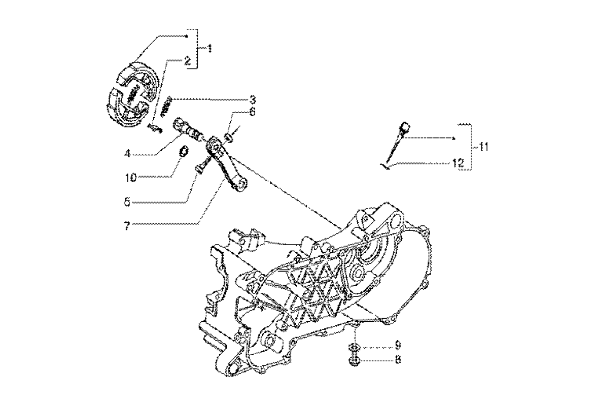 Gilera Runner 180cc FXR 2takt - Achterrem