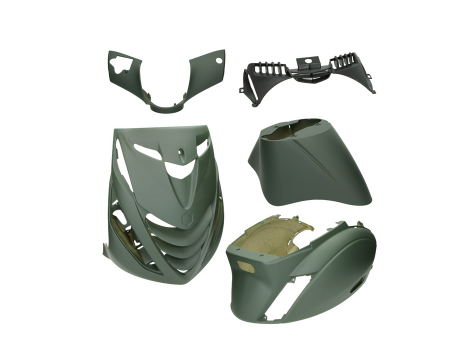 Karosserie-Set Piaggio Zip Mat Army Green