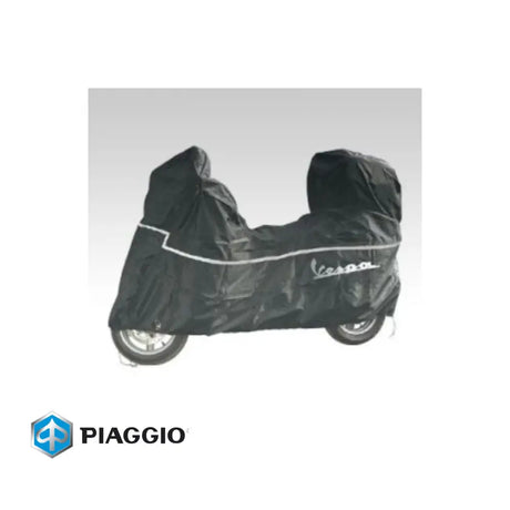 Beschermhoes + Windscherm/Koffer Groot Zwart - Piaggio Origineel Beschermhoes