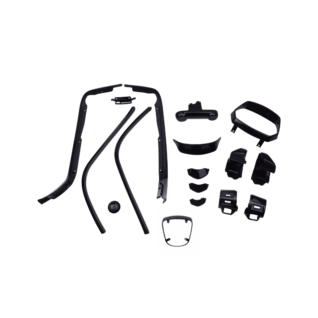 Kit di styling Completa Sprint Vespa Black Shine da 17 pezzi