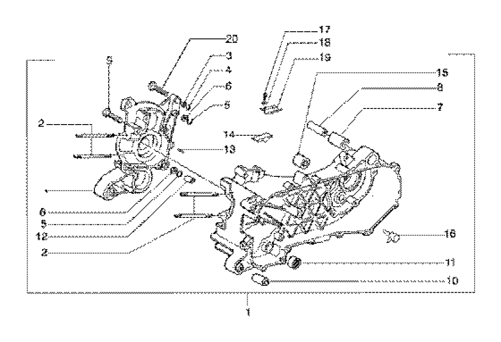 Gilera Runner 180cc FXR 2takt - Carter