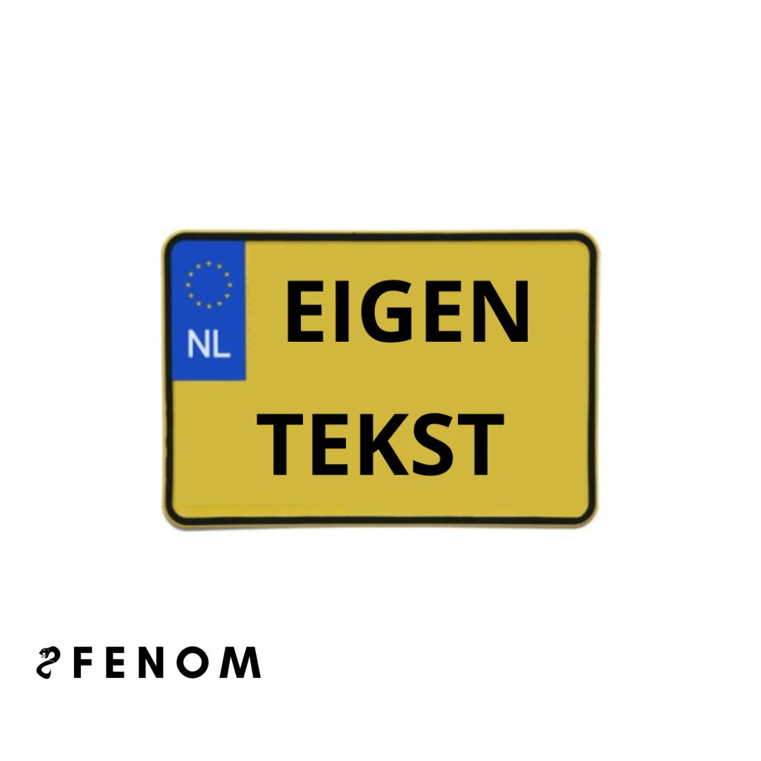 Custom Motorkenteken Eigen Tekst Fun kenteken