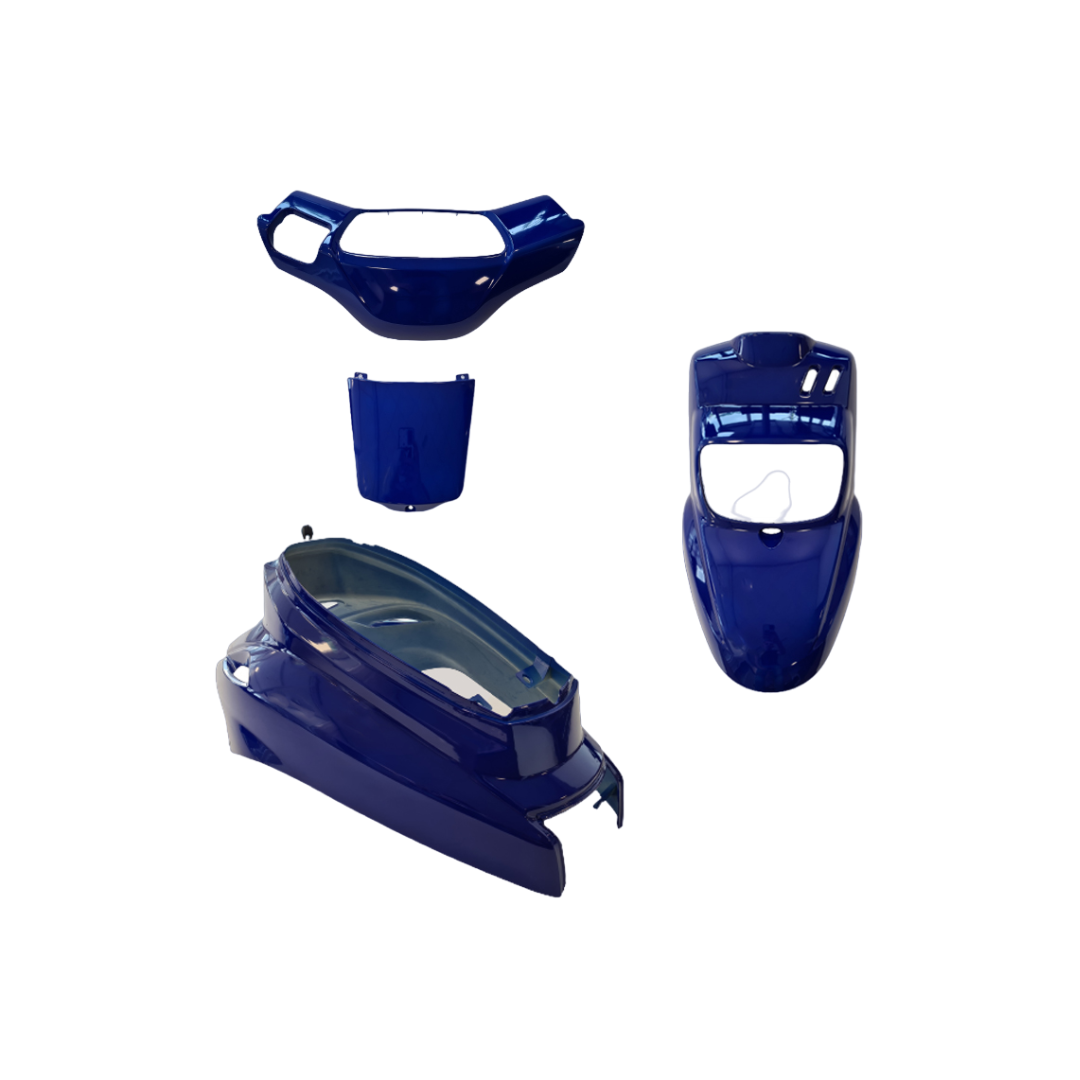 Kit de carrosserie MBK Booster 12 pouces Bleu