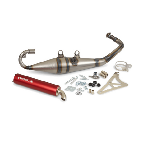 Uitlaat Mk2 Stage6 Pro Rood Origineel