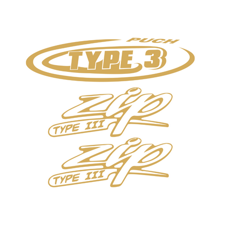 Sticker set zip type 3 / rst