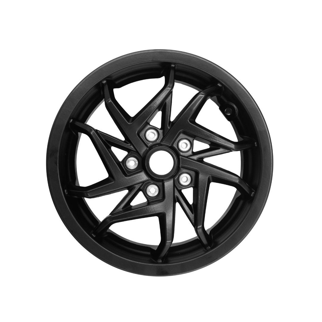 Velgenset 12 Inch Mat Zwart Vespa Sprint RST E5+