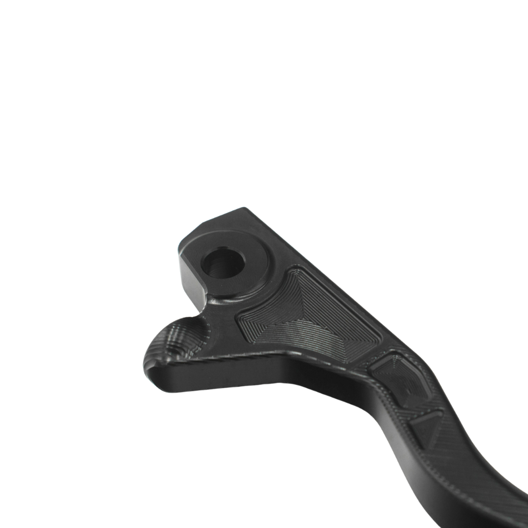 Remhendelset CNC Glans Zwart Piaggio / Vespa Dubbel Disc