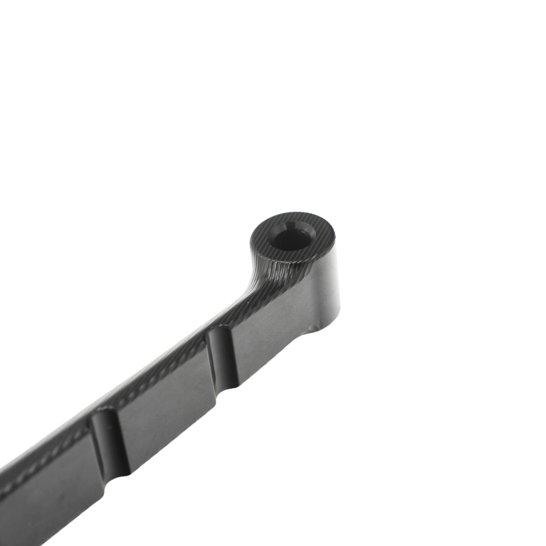 Remhendelset CNC Glans Zwart Piaggio / Vespa Dubbel Disc