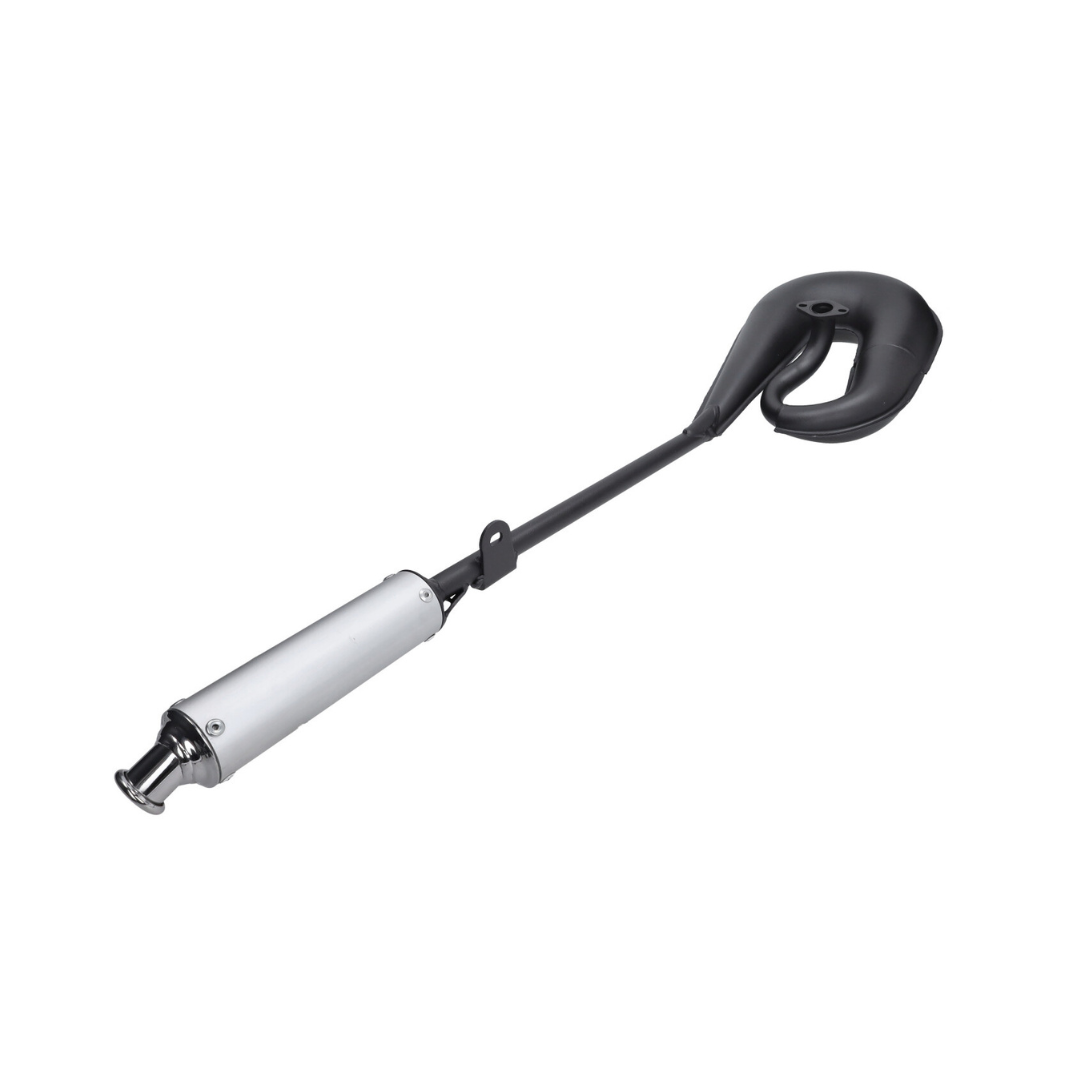 Auspuff CPL Tecno Circuit Schwarz/Alu Passend für Maxi (Hergestellt in EU)