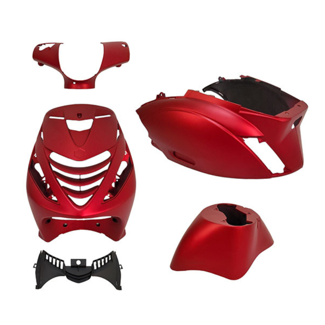 Kit carénage Piaggio Zip Mat Rouge SP