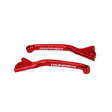 Set de leviers de frein rouges Fast Arrow Pro CNC Double Disque Gilera Runner 50-180cc 2 Temps