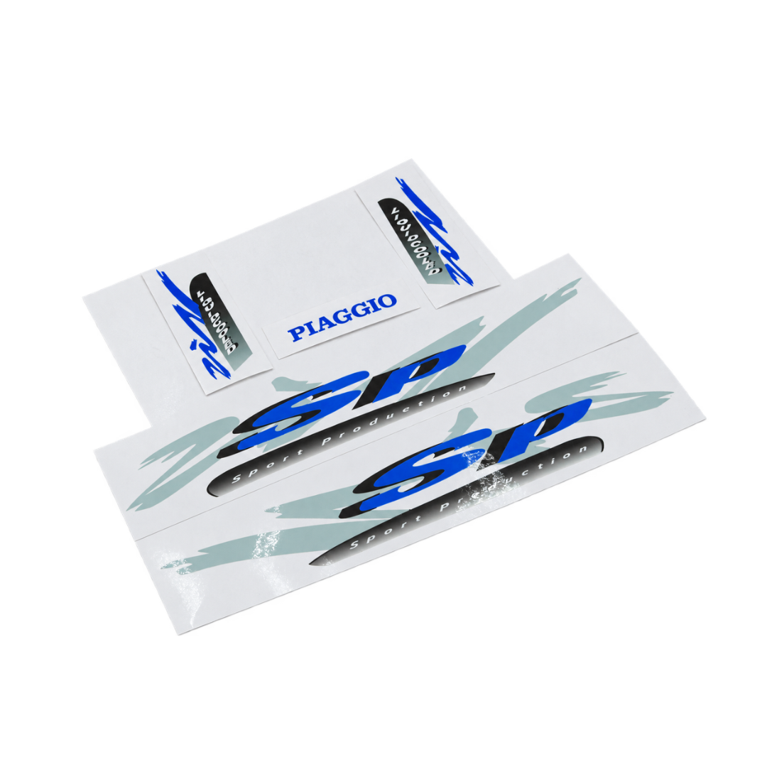 Set d'autocollants Piaggio Zip SP98 Modèle d'origine