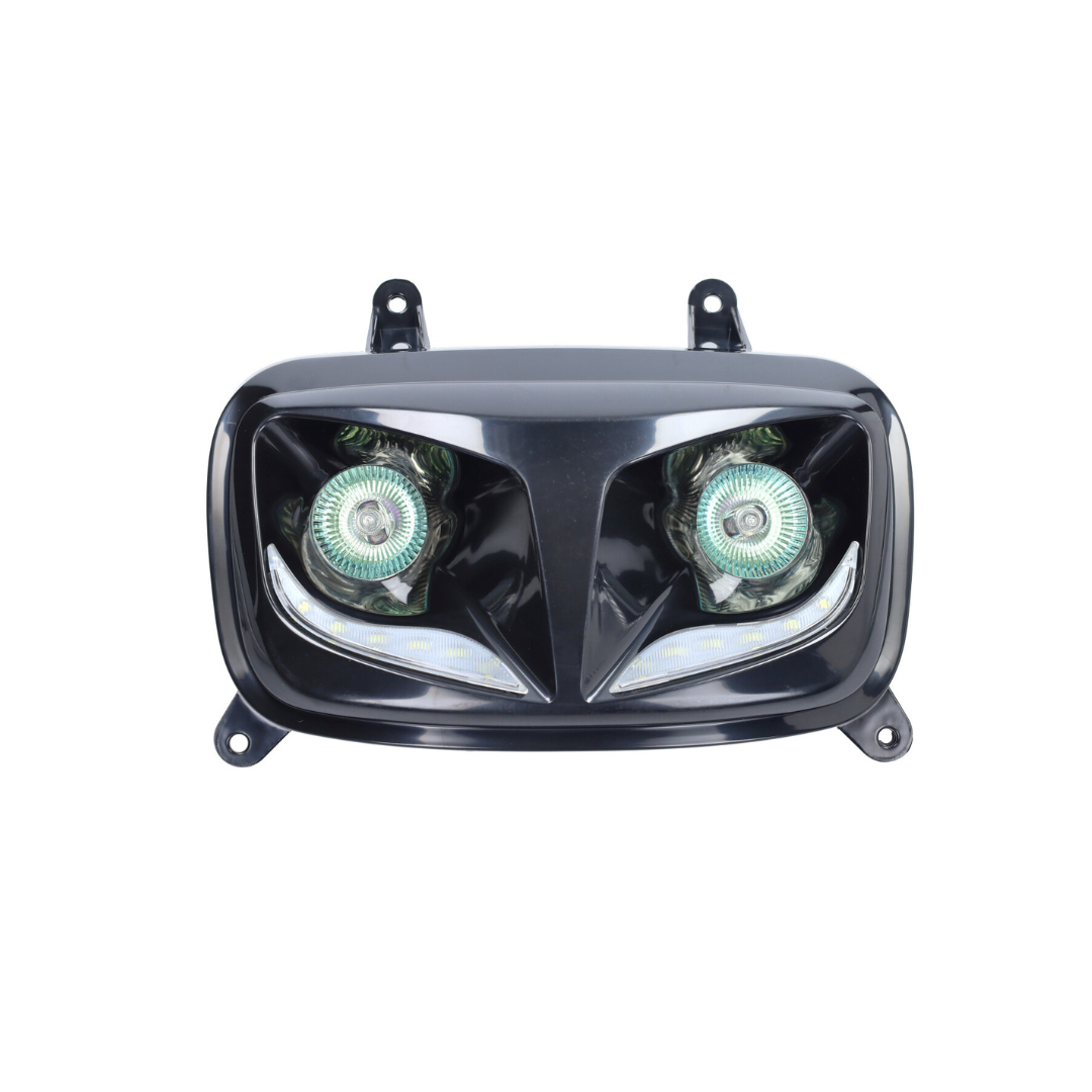 Faro anteriore Booskijker Nero MBK Booster / Yamaha BW's