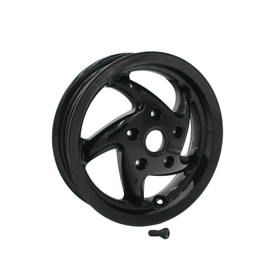 Jante avant Piaggio Zip SP98 brillant noir CNC modèle d'origine