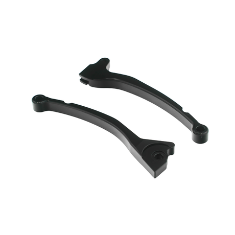 Ensemble de levier de frein CNC brillant noir Piaggio / Vespa