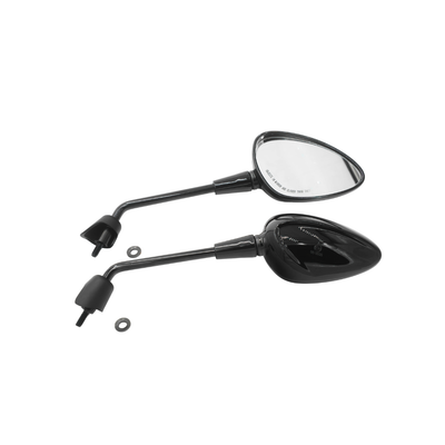 Vespa miroirs long noir mat