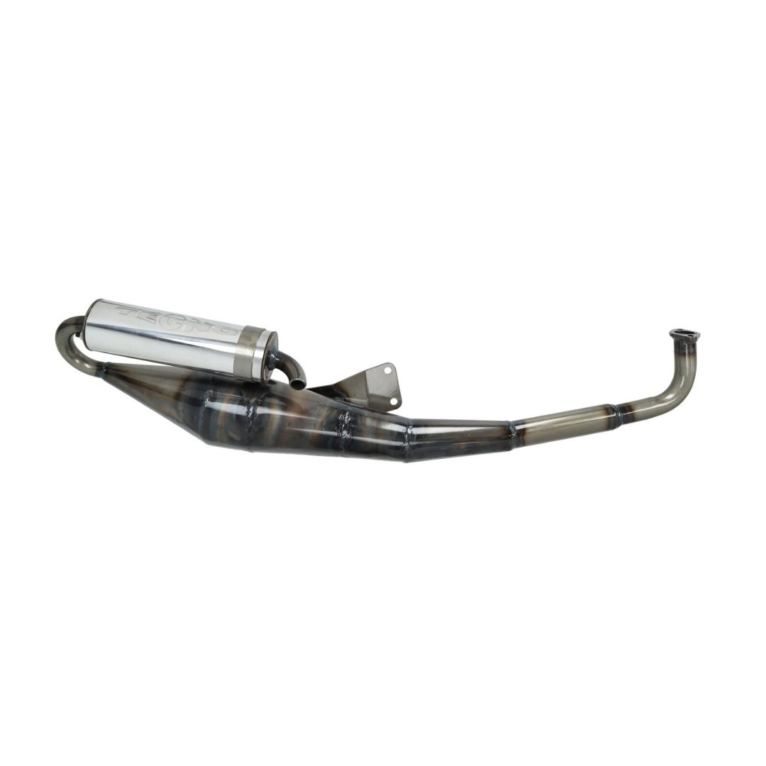 Scarico Completo Tecno Estoril Acciaio Naturale/Alluminio Tomos A35