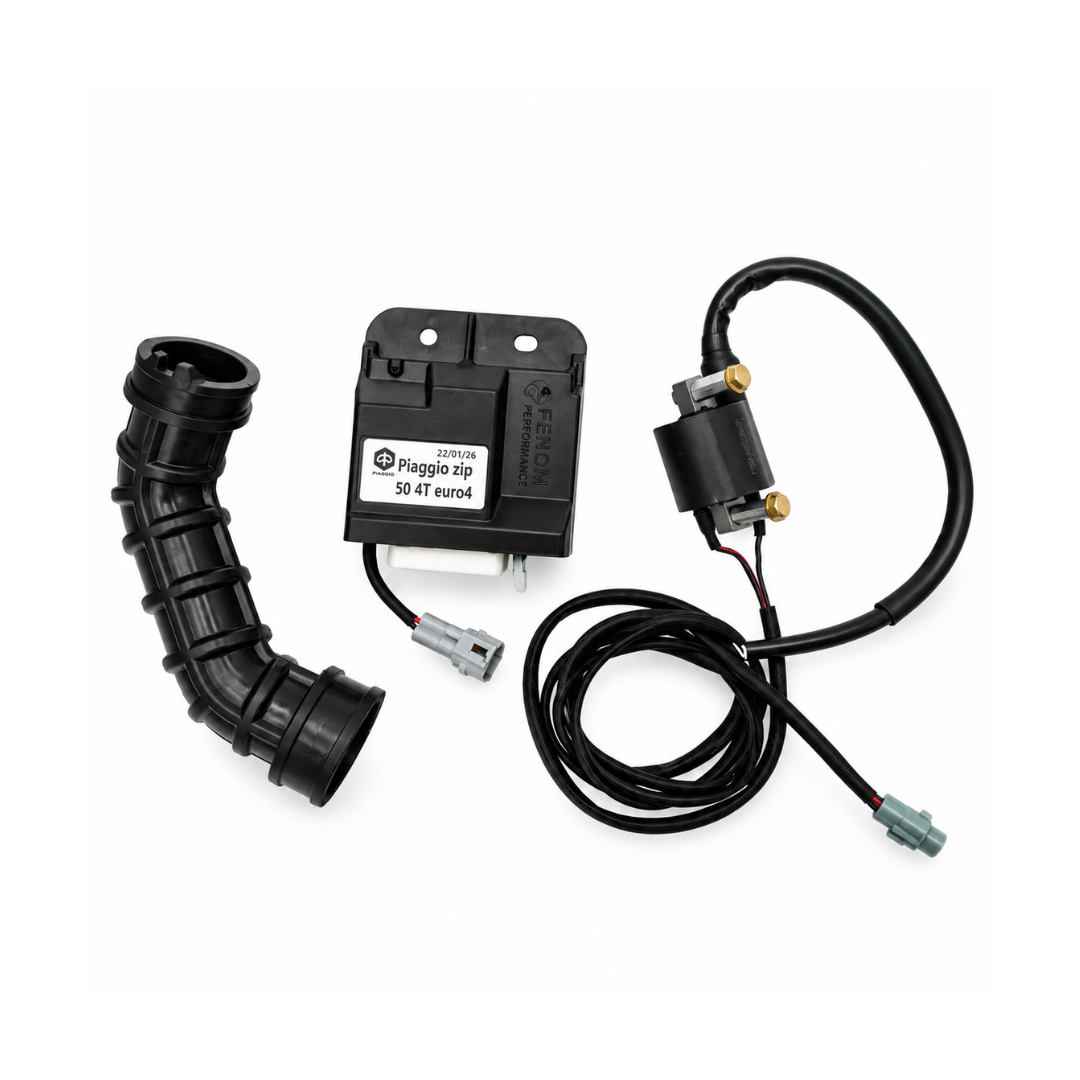Fenom Tuning ECU incl. bobine et durite de filtre à air Piaggio / Vespa 50cc 4 temps 3V Euro 4