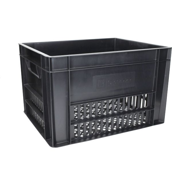 Fatbike crate plastic 45x35x27 black