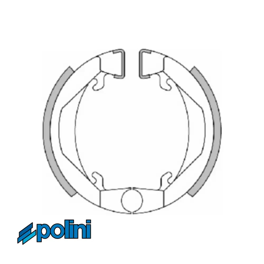 Remsegmentset Polini 80X18Mm Voor/Achter Past Op 103Spx 103 Camino Maxi Px 176.1241