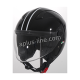 Children's helmet vito jet moda bambino shine black